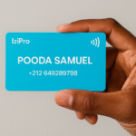 COMMANDER UNE CARTE DE VISITE NFC IZIPRO A OUAGADOUGOU